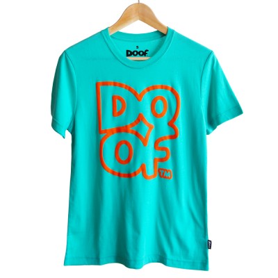 Doof Tee - Outline (Teal)