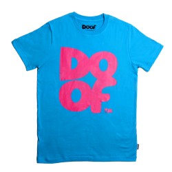 Doof Tee - Coloured (Cyan+Pink)